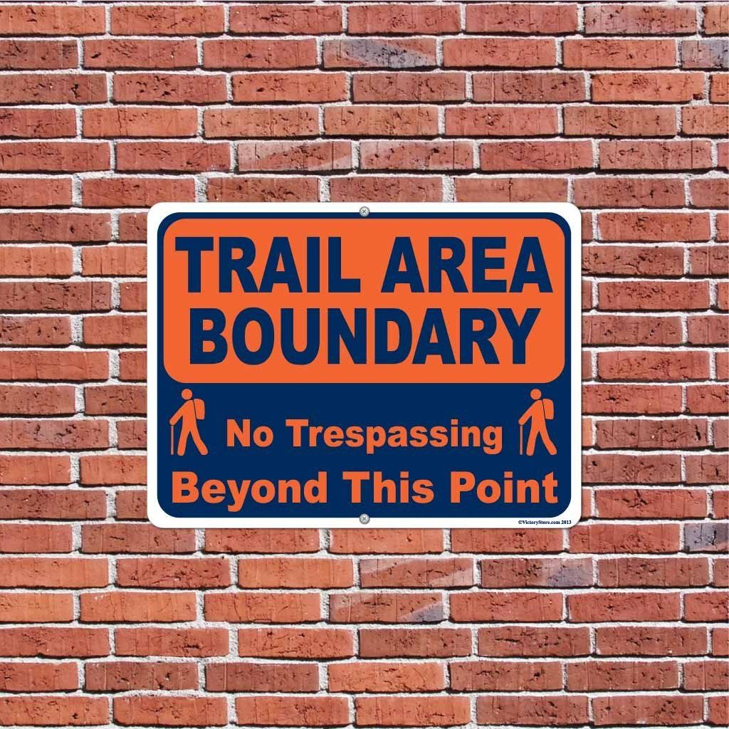 Trail Area Boundary Sign or Sticker - #1 - Image 4