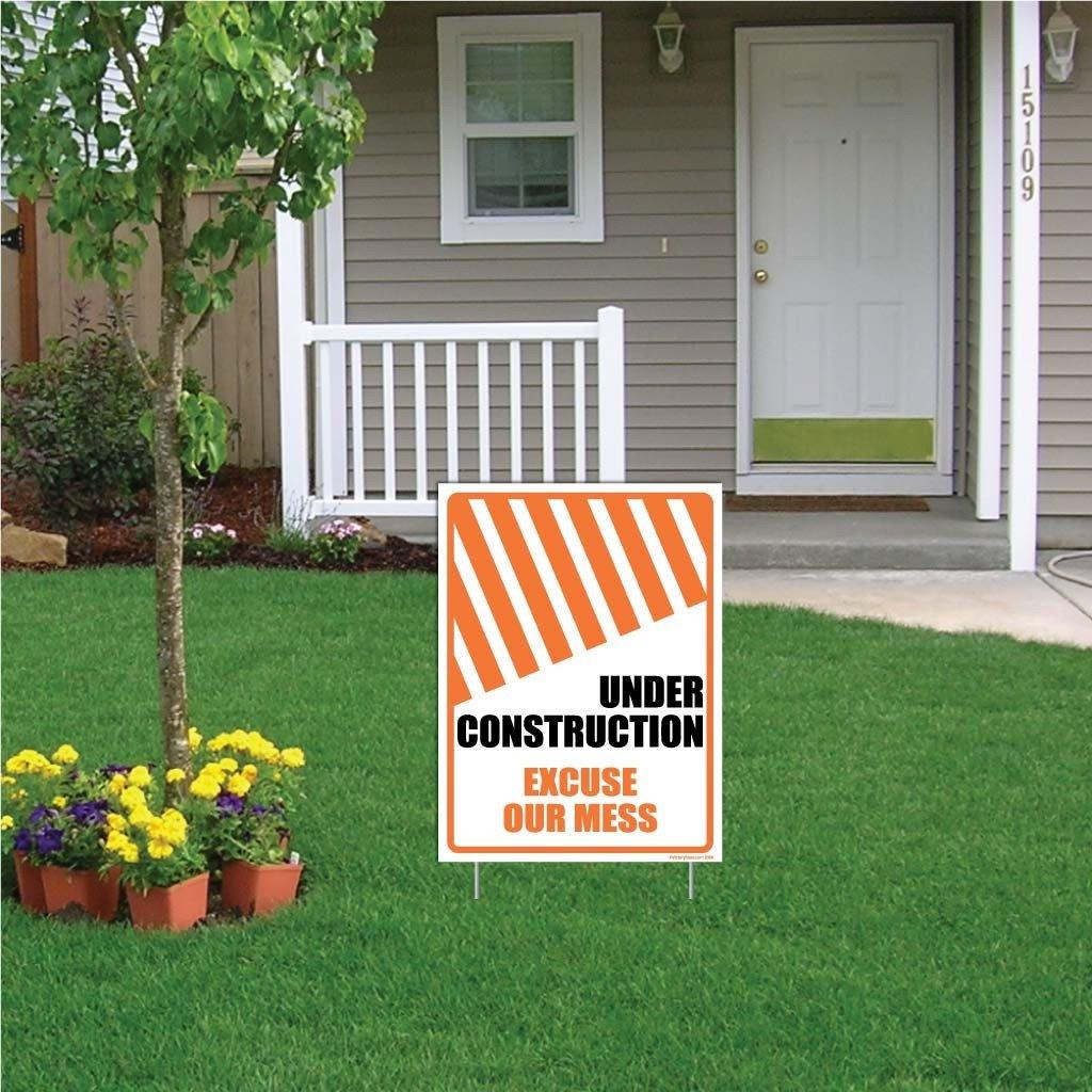 Under Construction Please Excuse our Mess Sign or Sticker - Image 7