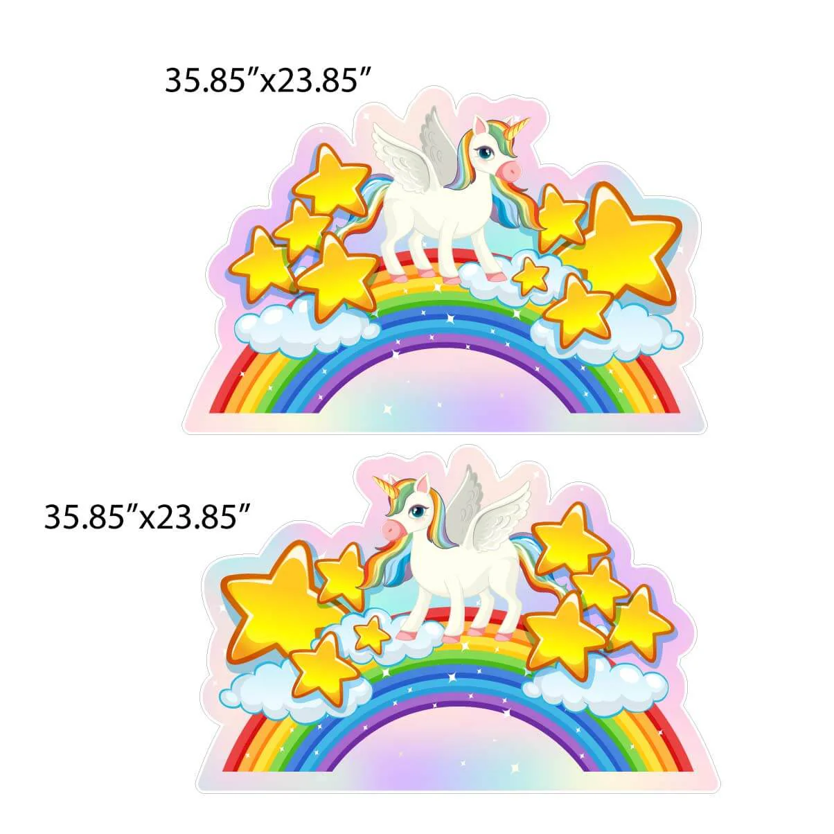 Unicorn Theme Yard Card EZ Fillers 4 pc set - Image 3
