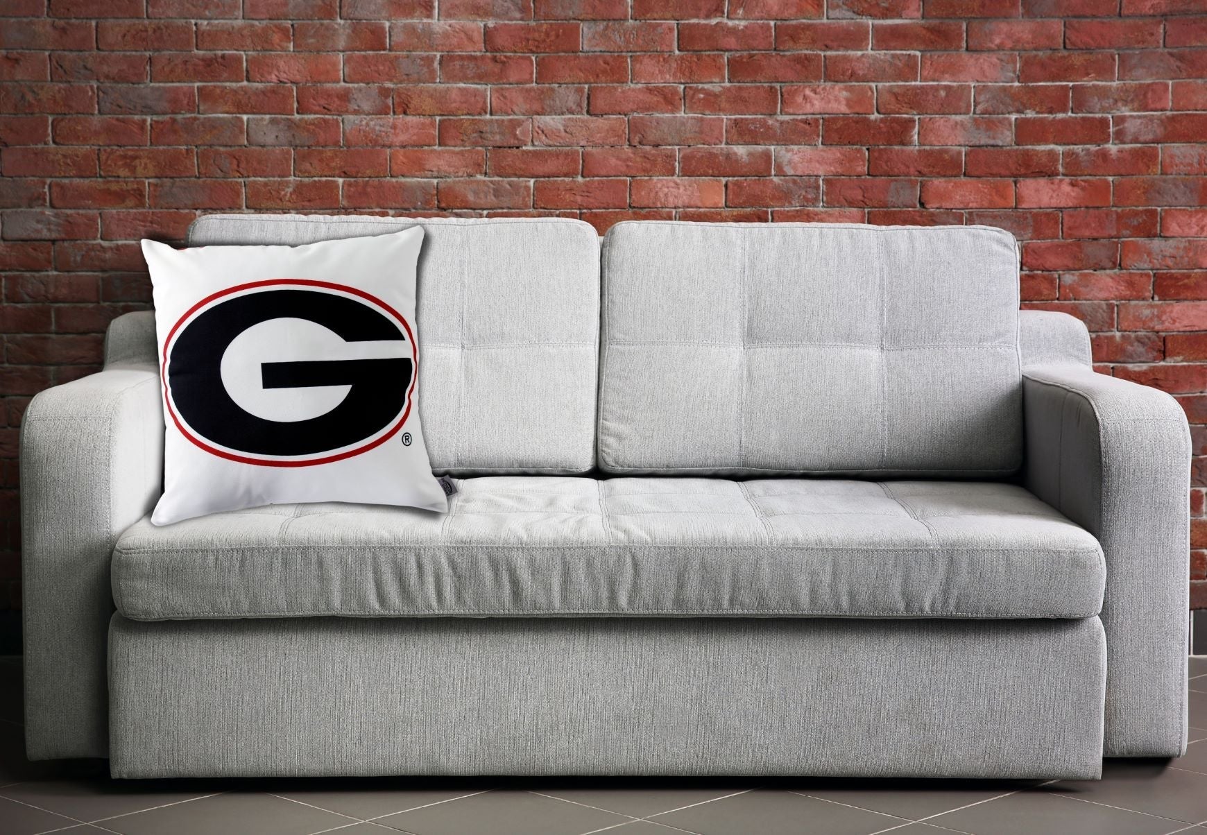 University of Georgia Logo Throw Pillow Cover | GEORGIA - Image 5