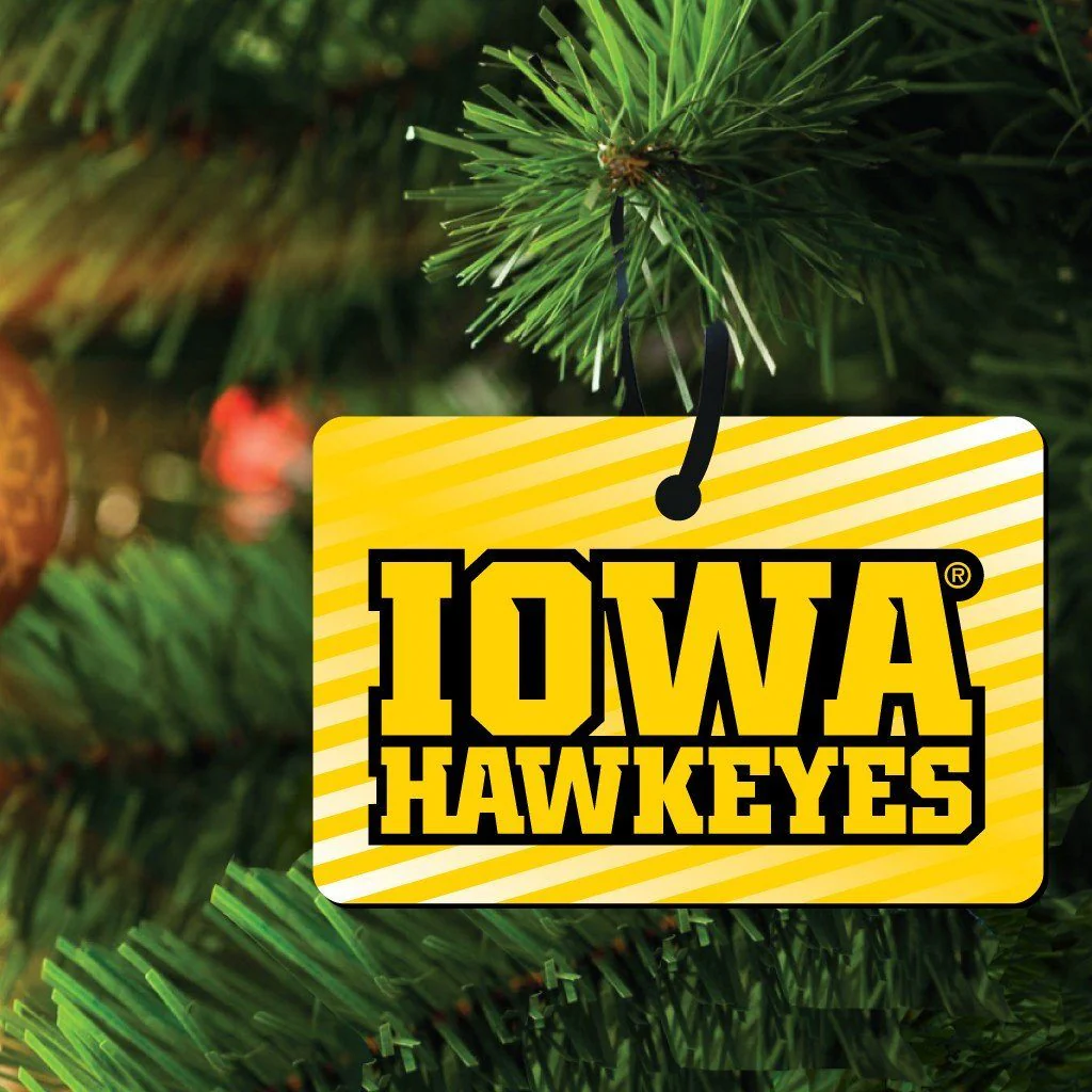 University of Iowa Hawkeyes Ornament Set of 3 Different Shapes - Image 3