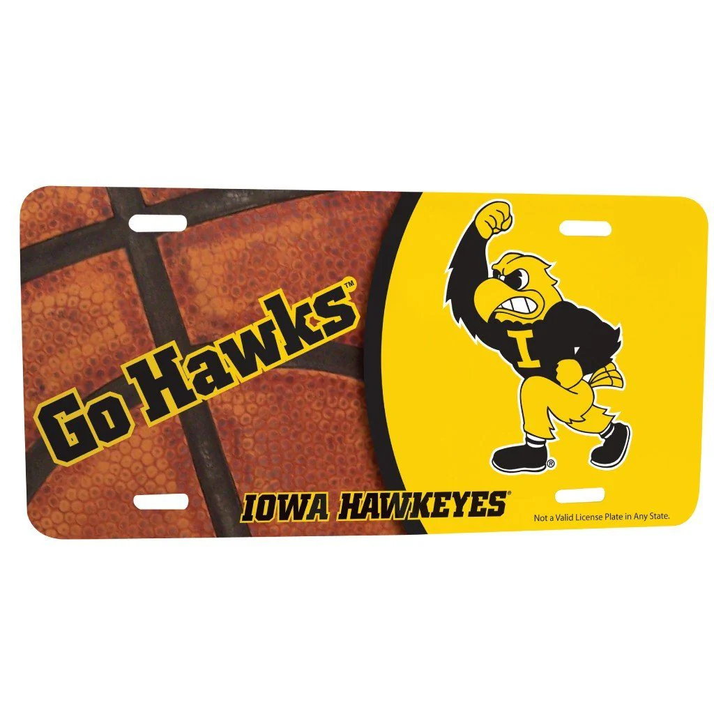 University of Iowa Basketball License Plate