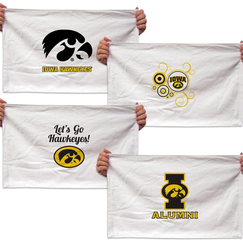 University of Iowa Rally Towel Set of 4