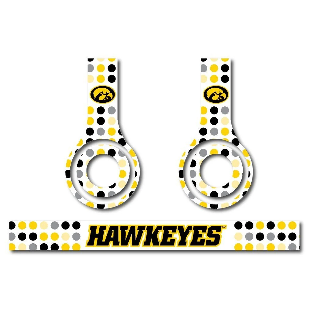 University of Iowa Set of 3 Patterns Skins for Beats Solo HD - Image 4