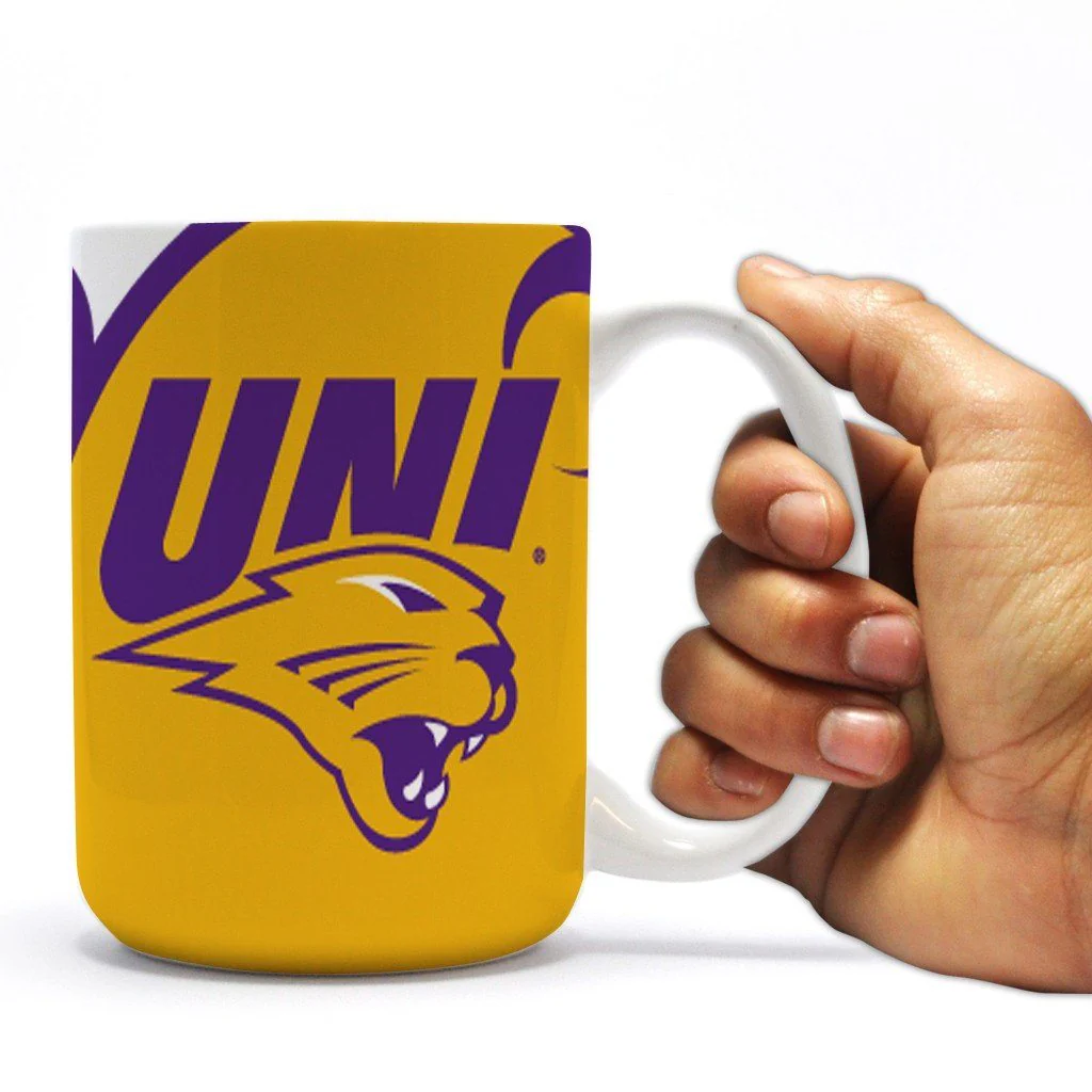 University of Northern Iowa 15oz Circles Coffee Mug - Image 2