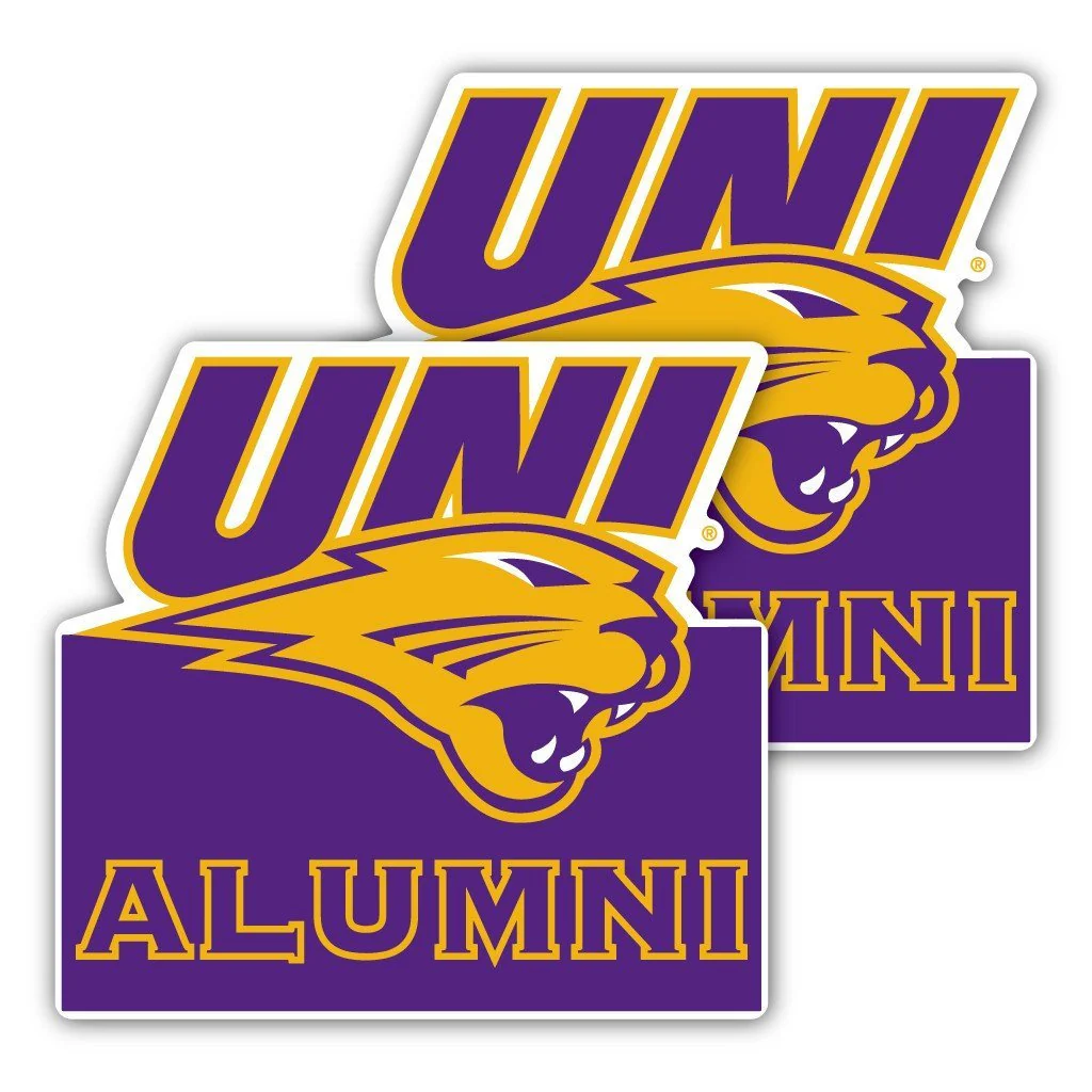 University of Northern Iowa Alumni Window Decal Set of 2 - Image 2