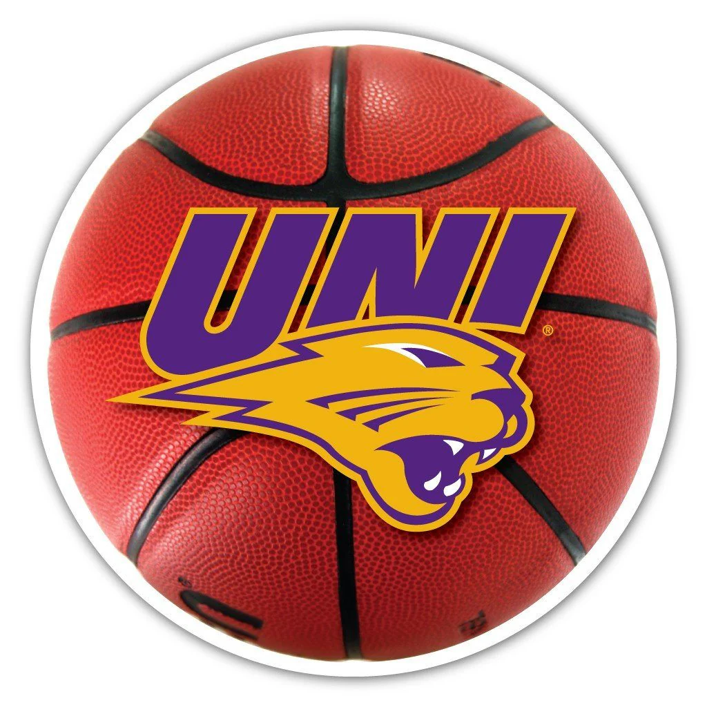 University of Northern Iowa Basketball Shaped Magnet - Image 2