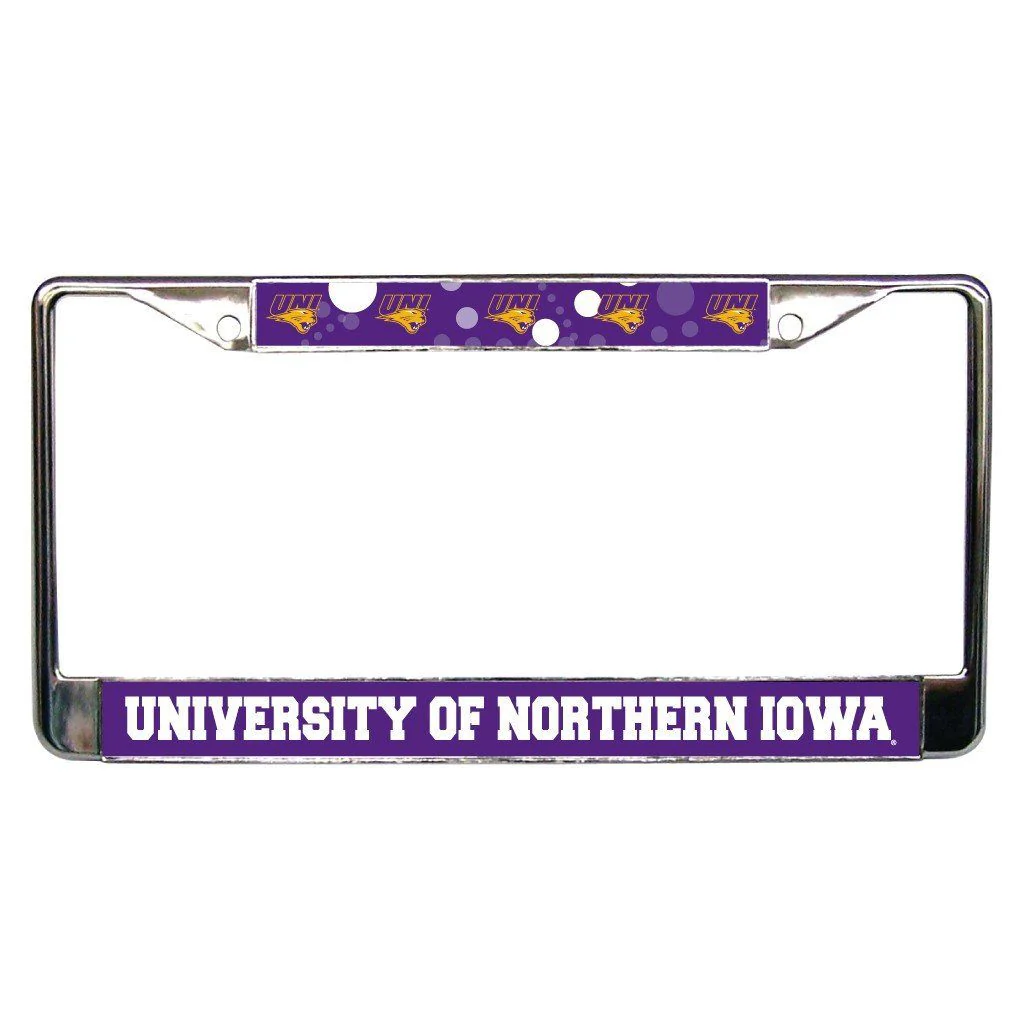 University of Northern Iowa Circles License Plate Frame