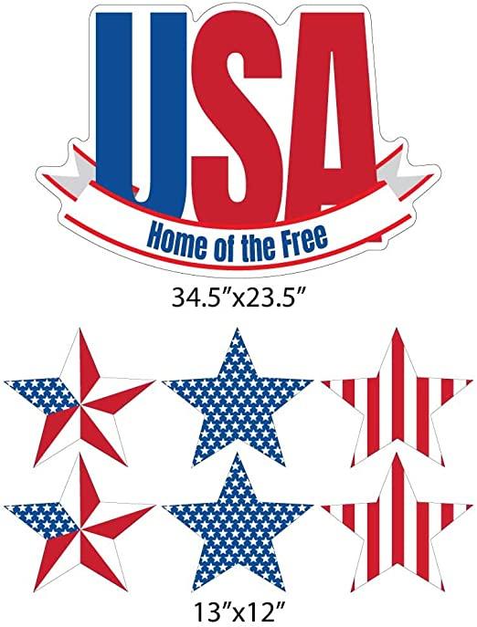 USA Yard Decorations Home of The Free - Image 3