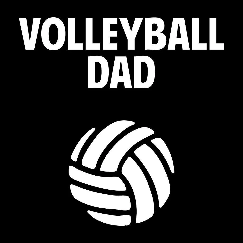 Volleyball Dad Black Folding Camping Chair - Image 3