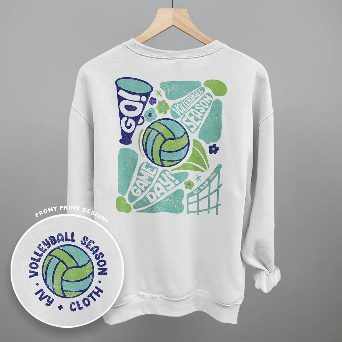 Volleyball Season Doodles (Back Print) - Image 5