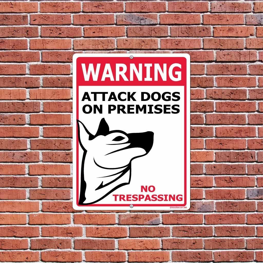 Attack Dogs On Premises Sign or Sticker - Image 4