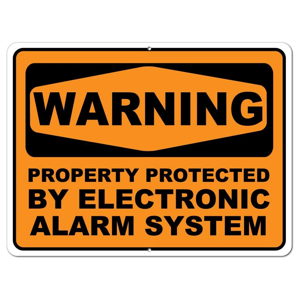 Property Protect by Alarm System Sign or Sticker - Image 4