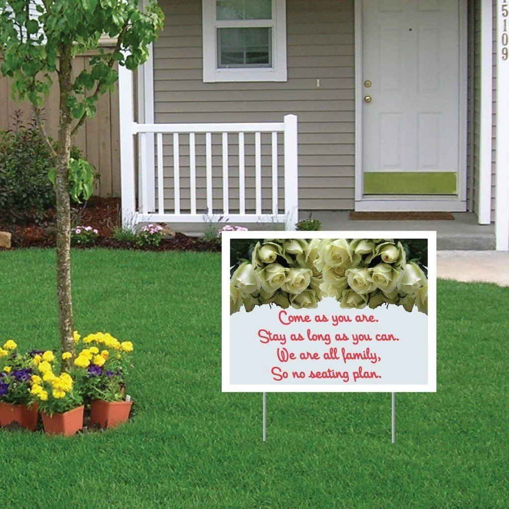 18"x24" Wedding Yard Sign