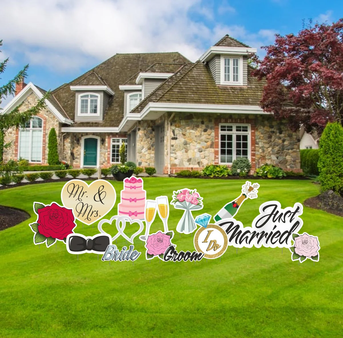 Wedding Yard Decoration Accessory 14 piece Set