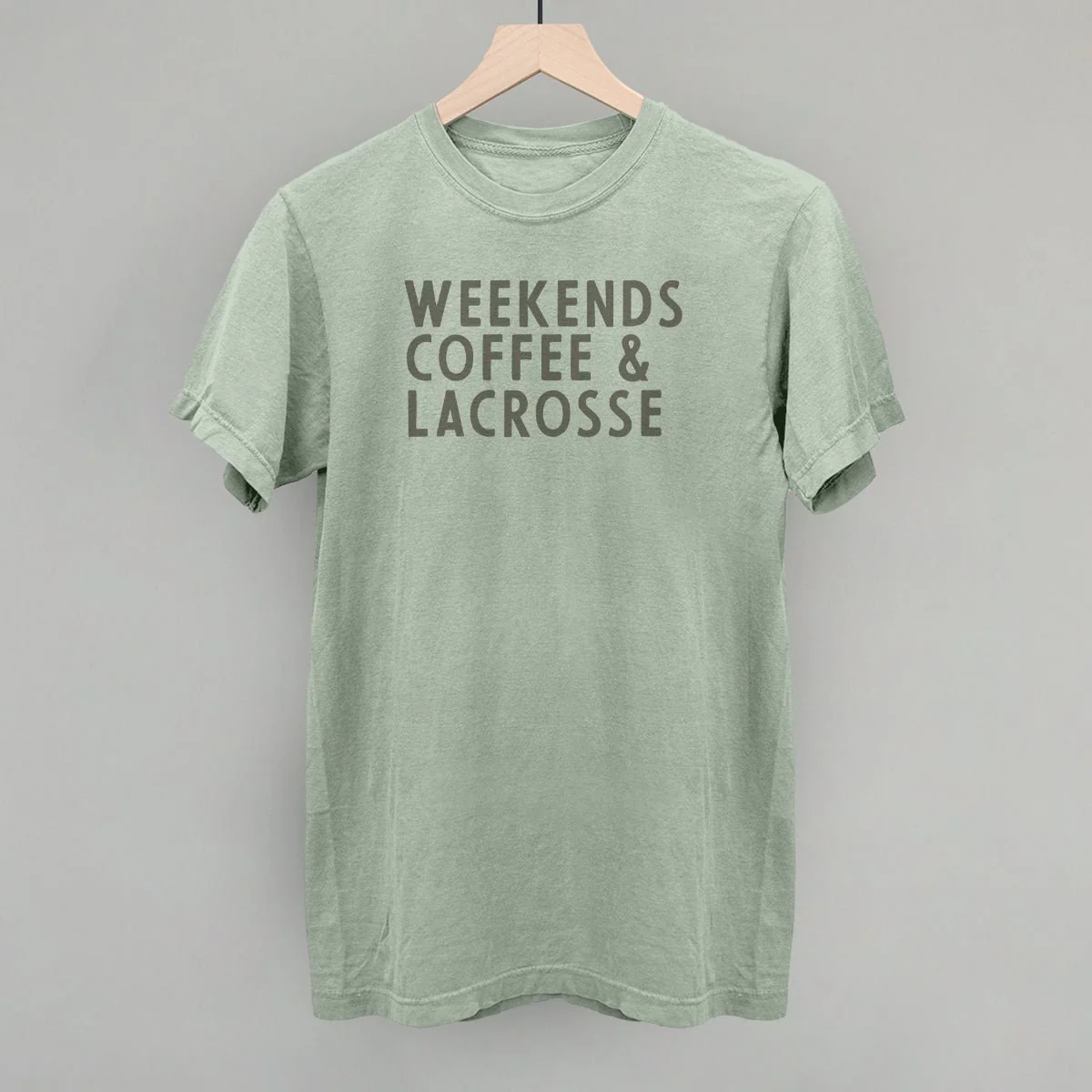 Weekends Coffee & Lacrosse T-shirt - Image 3