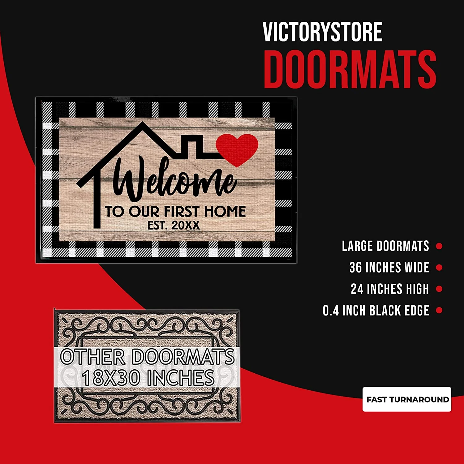 Welcome to Our First Home Doormat - Image 3