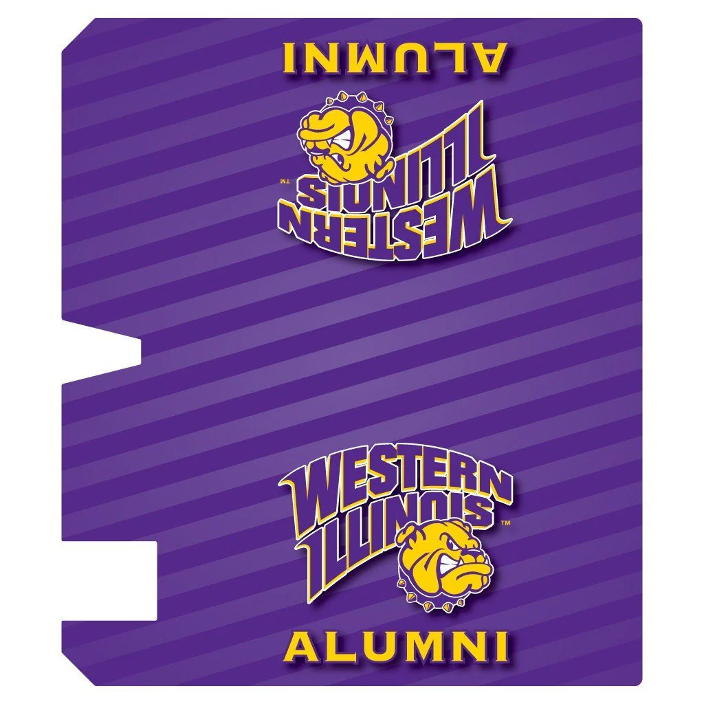 Western Illinois Alumni Magnetic Mailbox Cover - Image 3