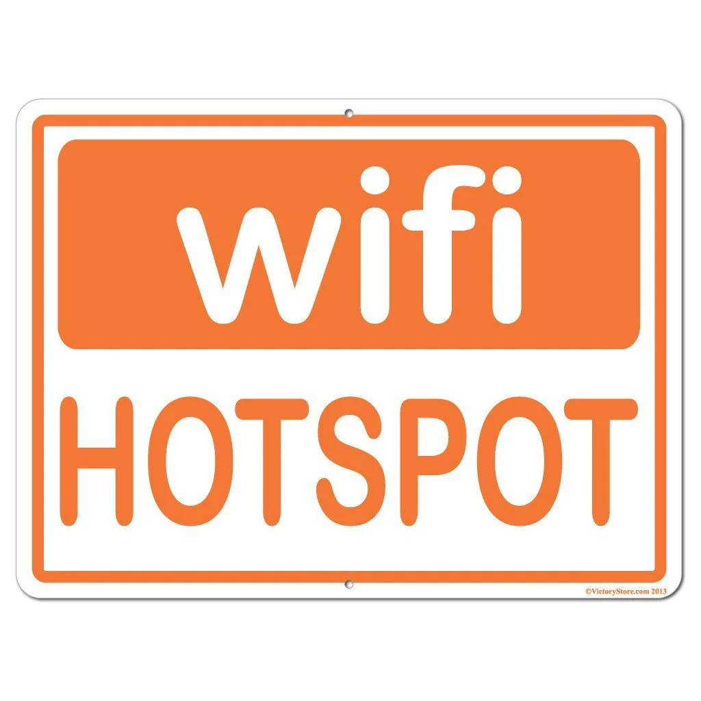 Wifi Hotspot Sign or Sticker - #7 - Image 4