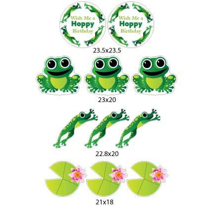 Wish Me A Hoppy Birthday Yard Cards 11 piece set - Image 2