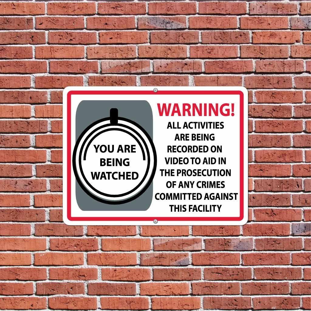 You Are Being Watched Security Surveillance Sign or Sticker - Image 9