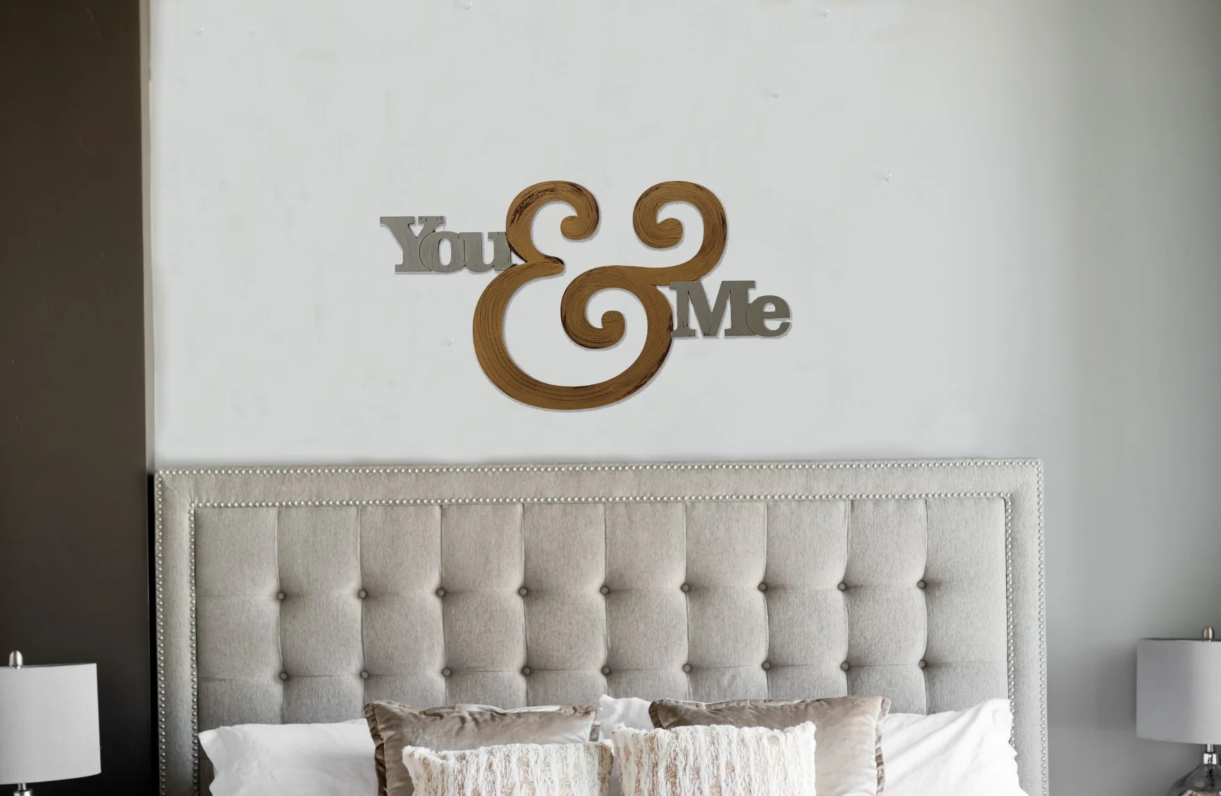 You & Me Hand Painted Wall Art