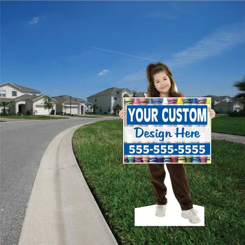 Life Size Stand Up Cutout | Young Girl
