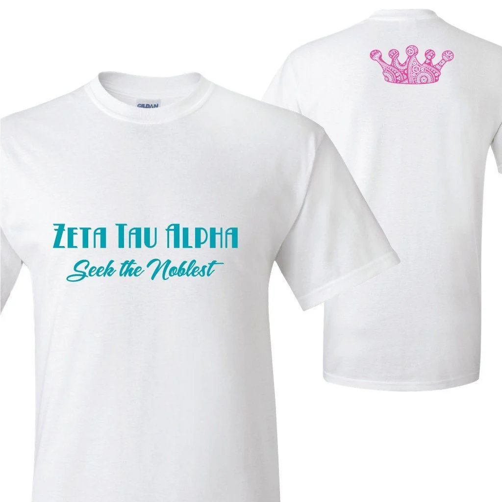 Zeta Tau Alpha Seek the Noblest T-Shirt