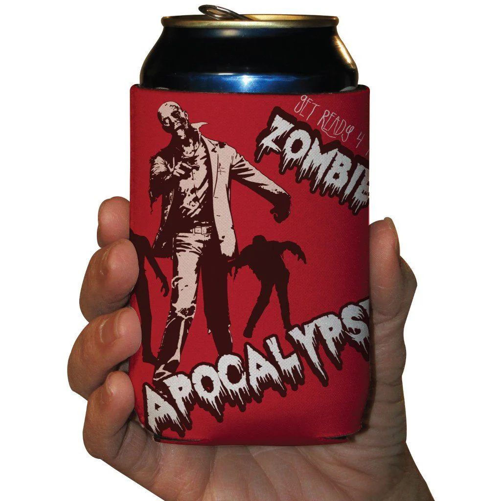 Zombie Apocalypse Halloween Can Cooler Set - Image 3