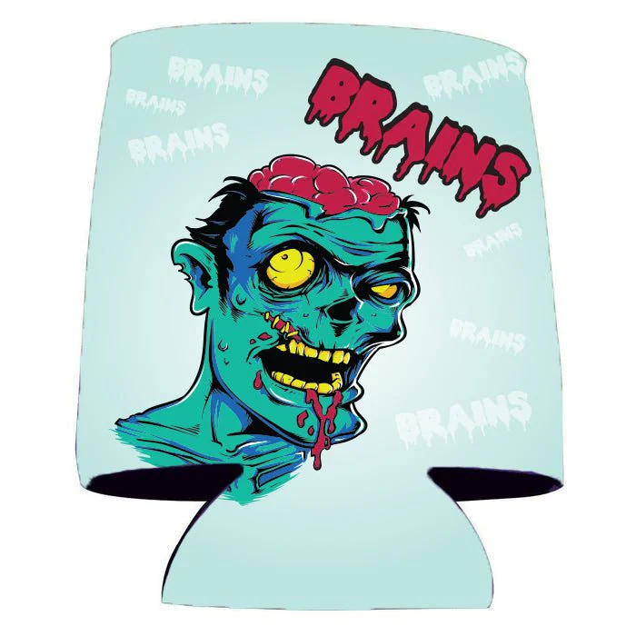 Zombie Brains Halloween Can Cooler Set - Image 2